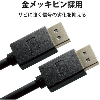 Displayportケーブル 8K 4K対応 ver1.4認証 ブラック エレコム