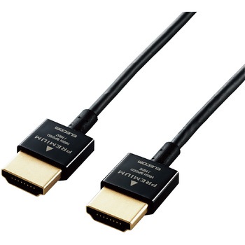 CAC-HDPSS18BK HDMI�P�[�u�� �v���~�A�� 4K�Ή� �X���� ���^�R�l�N�^ ���� ���掿 �C�[�T�l�b�g�Ή� �G���R�� �u���b�N�F �����b�L 62762797