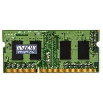 PC3L-12800(DDR3L-1600)対応 204Pin用 DDR3 SDRAM S.O.DIMM 2GB BUFFALO(バッファロー)