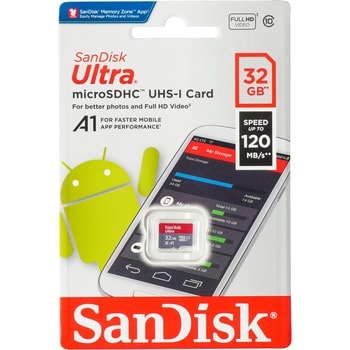 SDSQUA4-032G-GN6MN microSDHCカード ULTRA 120MB/s AI対応 SanDisk