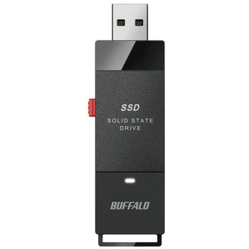 PC対応 USB3.2(Gen2) TV録画 スティック型SSD 2TB ブラック Type-C付属 BUFFALO(バッファロー)