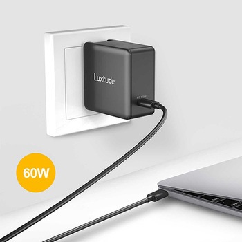PD3.0対応60W ACアダプタ Luxtude