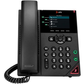 Poly VVX 250 4-Line IP Phone and PoE-enabled-WW HP(日本ヒューレット・パッカード)