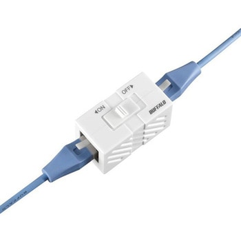 RJ45スイッチ付き中継コネクター BUFFALO(バッファロー)