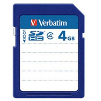 SDHCカード 4GB Class4 Verbatim