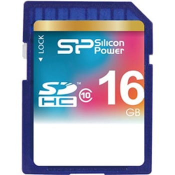 SDHCメモリーカード 16GB (Class10) 永久保証 シリコンパワー(Silicon Power)