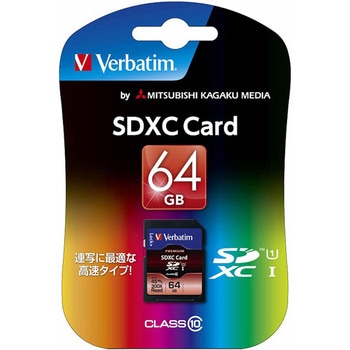SDXC Card 64GB Class 10 Verbatim
