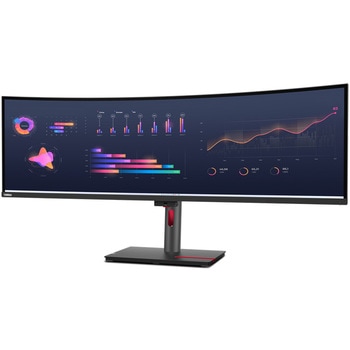 ThinkVision P49w-30 (49型/5120×1440/HDMI、DisplayPort、USB Type-C/黒/スピーカー：あり) レノボ・ジャパン(Lenovo)
