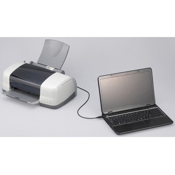 USB2.0ケーブル(A to B) 0.7m アイボリー BUFFALO(バッファロー)