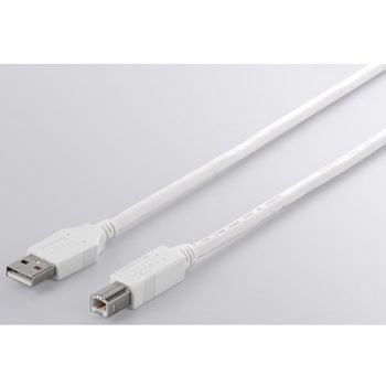 USB2.0ケーブル(A to B) 0.7m ホワイト BUFFALO(バッファロー)