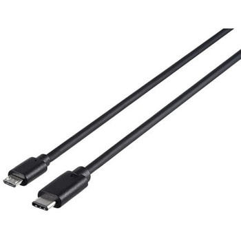 USB2.0ケーブル(microB to C) 1.0m ブラック - BUFFALO(バッファロー)