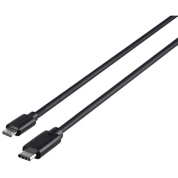 USB2.0ケーブル(microB to C) 2.0m ブラック BUFFALO(バッファロー)
