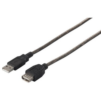 USB2.0延長ケーブル(A to A) 1.5m ブラックスケルトン BUFFALO(バッファロー)