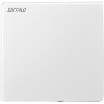 USB2.0対応 ポータブルDVDドライブ 再生/書込ソフト添付 ホワイト BUFFALO(バッファロー)