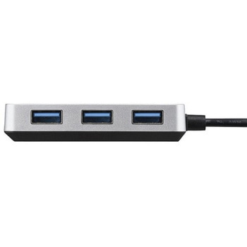 USB3.0バスパワーハブ 4ポートタイプ マグネット付き シルバー BUFFALO(バッファロー)