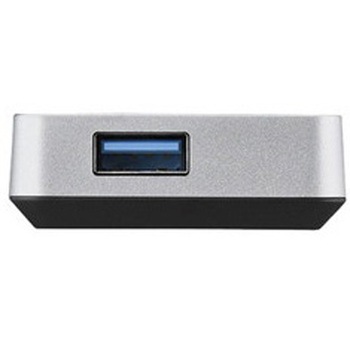 USB3.0バスパワーハブ 4ポートタイプ マグネット付き シルバー BUFFALO(バッファロー)