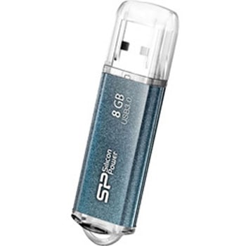 USB3.0フラッシュメモリ 8GB Marvel M01 アイシーブルー シリコンパワー(Silicon Power)