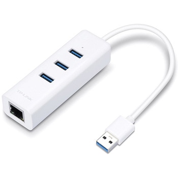 USB3.0対応 ギガビット有線LANアダプタ + USB3.0ハブ 3ポート TP-LINK