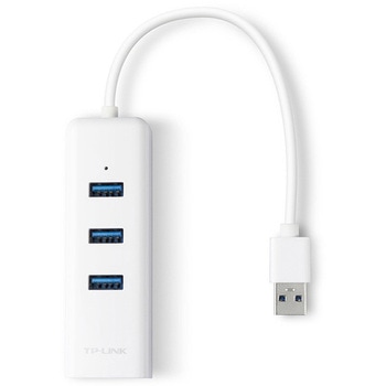 USB3.0対応 ギガビット有線LANアダプタ + USB3.0ハブ 3ポート TP-LINK