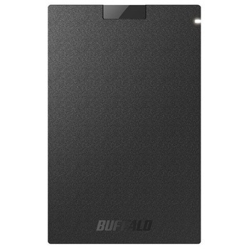 SSD-PG250U3-BC USB3.2(Gen1) ポータブルSSD Type-A 250GB ブラック 1台 BUFFALO(バッファロー)  【通販モノタロウ】