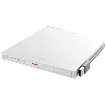 USB3.2(Gen1)対応 ポータブルBDドライブ 再生/書込ソフト添付 ホワイト BUFFALO(バッファロー)
