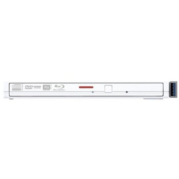 USB3.2(Gen1)対応 ポータブルBDドライブ 再生/書込ソフト添付 ホワイト BUFFALO(バッファロー)
