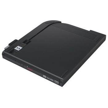 USB3.2(Gen1)対応 ポータブルDVDドライブ 書込ソフト添付 ブラック BUFFALO(バッファロー)