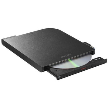 DVSM-PTR8U3-BKA USB3.2(Gen1)対応ポータブルDVD-ROMドライブ 読込専用モデル BUFFALO(バッファロー) 1台  DVSM-PTR8U3-BKA - 【通販モノタロウ】