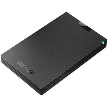 USB3.2(Gen1)対応ポータブルHDD Type-Cケーブル付 2TB ブラック BUFFALO(バッファロー)