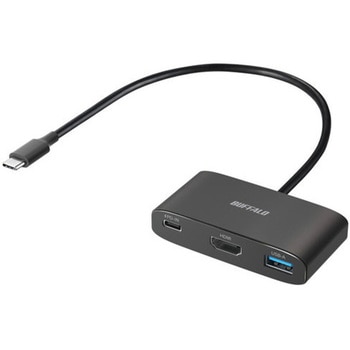 USB-C 3.2 Gen1 バスパワー 3ポートハブ PD対応 ブラック BUFFALO(バッファロー)