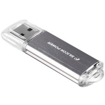 USBフラッシュメモリ ULTIMA-II I-Series 8GB シルバー 永久保証 - シリコンパワー(Silicon Power)
