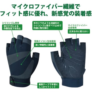 EG-008-M 合皮手袋 EXTRAGUARD EG-008 Fingerless 1双 東和