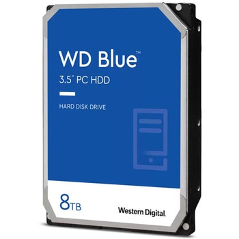 内蔵型ハードディスクドライブ WD80EAZZ 0718037-894157 WD Blue 内蔵HDD SATA6Gb/s 8TB 2年保証 WD80EAZZ 1台