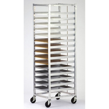 ENDO アルミ・エコノミーラック 15枚差 6取・フランス併用 ホワイトサム