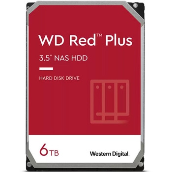 WD Red Plus 3.5インチHDD 6TB 3年保証 WD60EFPX Western Digital