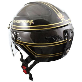511189 ハーフ型ヘルメット STR-Z JT vintage(ライトスモークシールド 