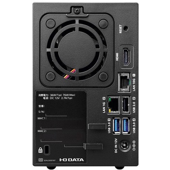 Windows Server IoT 2022 for Storage Standard搭載2ドライブ法人向けNAS SSD 1920GB I ・O DATA(アイ・オー・データ)