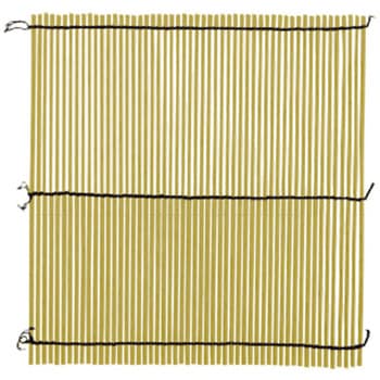 樹脂スダレ 和彩 グリーン(100枚入) ノーブランド