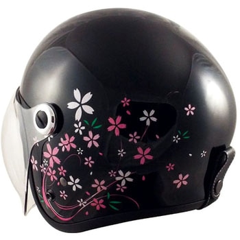 シールド付ジェット型ヘルメット GS-6 (レディースサイズ) TNK工業(SPEEDPIT)