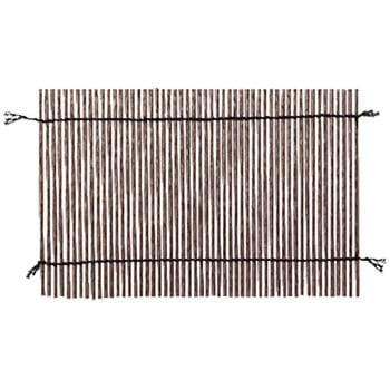 樹脂スダレ 和彩 ダークブラウン(100枚入) ノーブランド