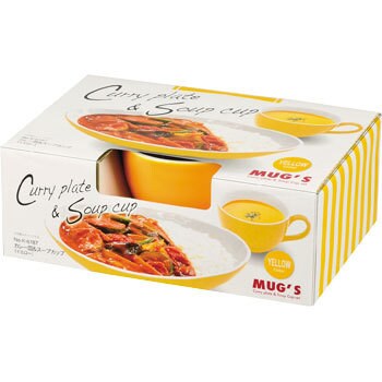 K-6187 MUG'S カレー皿&スープカップ 1セット パール金属 【通販サイト