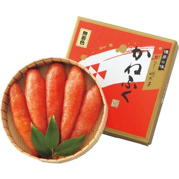 「かねふく」無着色明太子(赤樽) かねふく