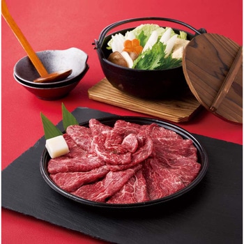 蔵王牛 すき焼き用(丸皿盛り) ノーブランド