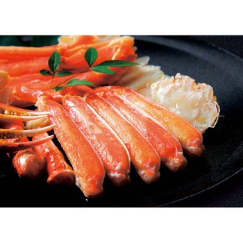 ボイルずわい蟹と北海道産 黒毛和牛すき焼き用 - ノーブランド