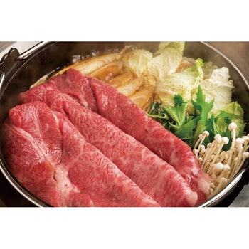 ボイルずわい蟹と北海道産 黒毛和牛すき焼き用 - ノーブランド