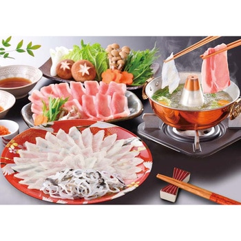 「関とら本店」海と丘の豚しゃぶ食べ比べ - ノーブランド