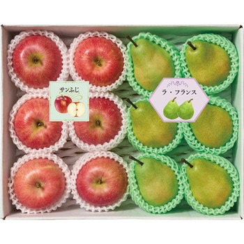 奥山農園 山形県産 りんご&ラフランス詰合せ - ノーブランド