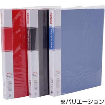 ブルー20 クリアーファイル 差し替え式 1冊 モノタロウ 【通販サイト