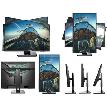 ゲーミング液晶ディスプレイ/27型/1920×1080/HDMI×2、DP×2/ブラック/スピーカー：有/昇降式スタンド JAPANNEXT