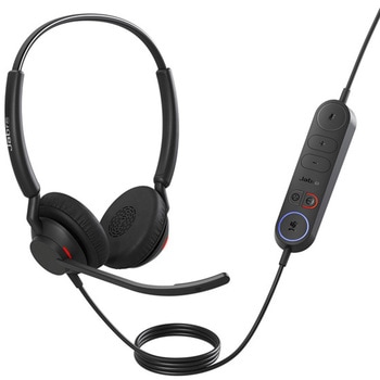 コンタクトセンター用ヘッドセット 有線 USB-C 両耳 コントローラー付き Jabra Engage 40 - (Inline Link) USB-C UC Stereo GNオーディオ